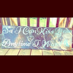 Custom wooden signs